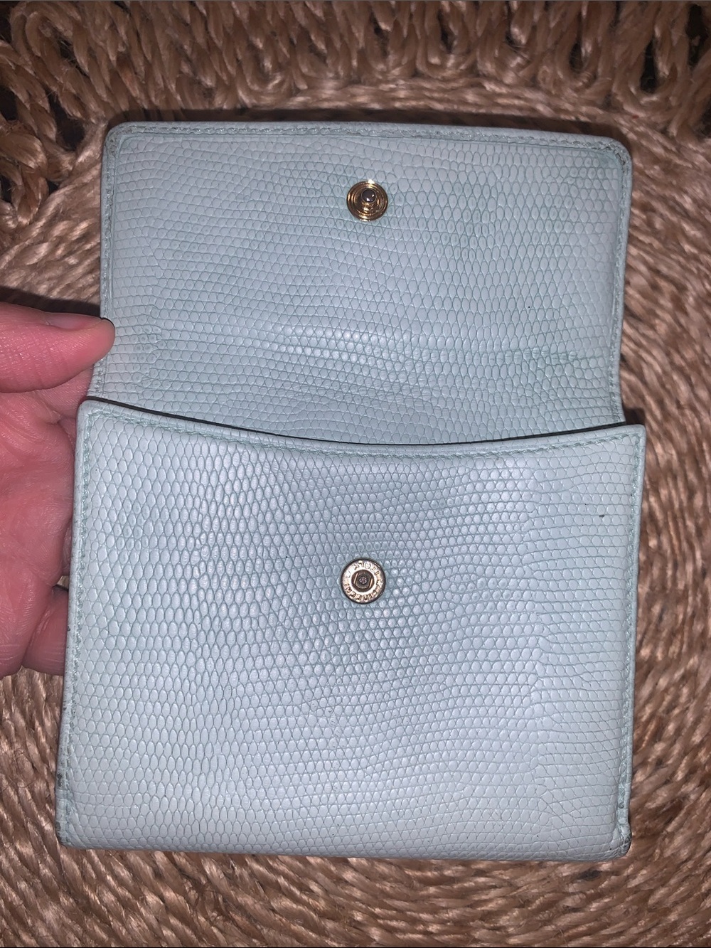 Salvatore Ferragamo light blue wallet - Picture 6 of 11